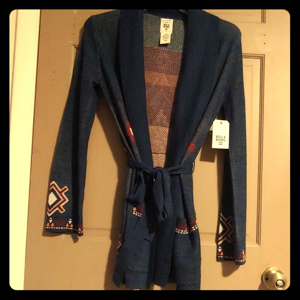 Billabong wrap sweater